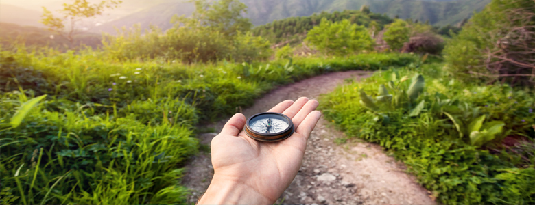 tiefenpsychologische Hypnose ist vergleichbar mit dem Zugang zu einem inneren Kompass für den Lösungsweg